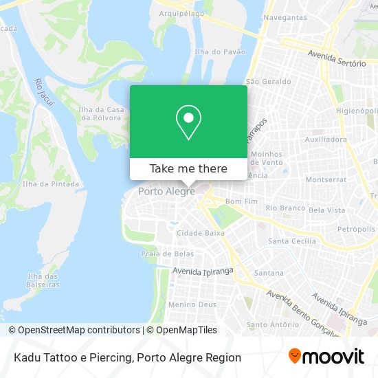 Kadu Tattoo e Piercing map