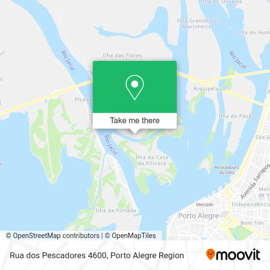 Rua dos Pescadores 4600 map