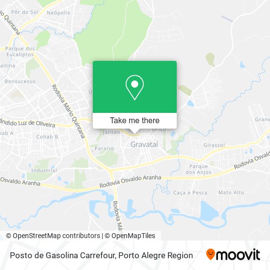 Posto de Gasolina Carrefour map