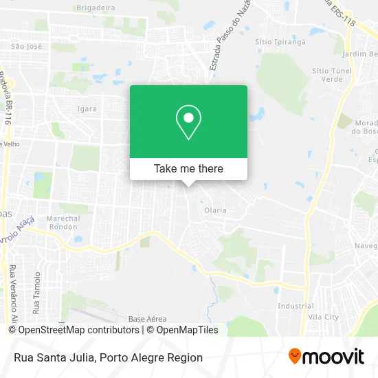 Rua Santa Julia map
