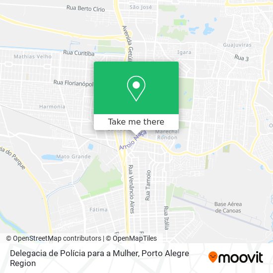 Delegacia de Polícia para a Mulher map