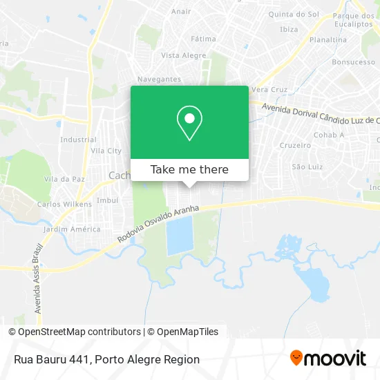 Rua Bauru 441 map