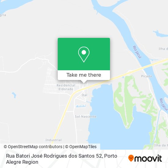 Mapa Rua Batori José Rodrigues dos Santos 52