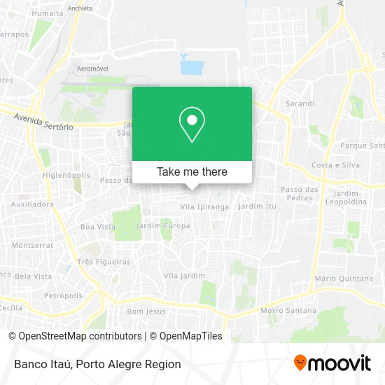 Banco Itaú map