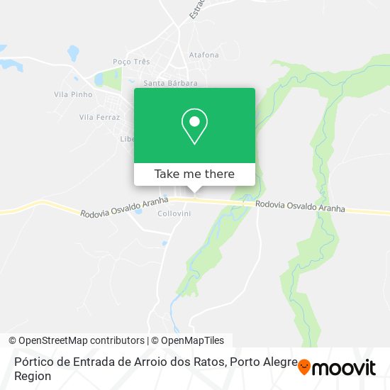 Pórtico de Entrada de Arroio dos Ratos map
