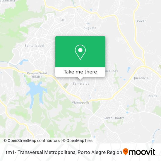 tm1- Transversal Metropolitana map