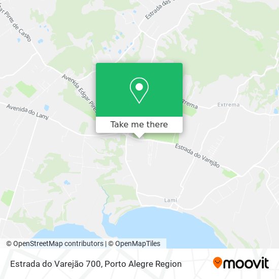 Estrada do Varejão 700 map