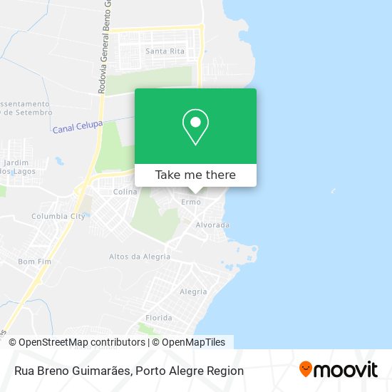 Mapa Rua Breno Guimarães