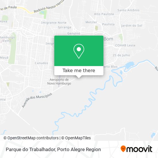 Parque do Trabalhador map