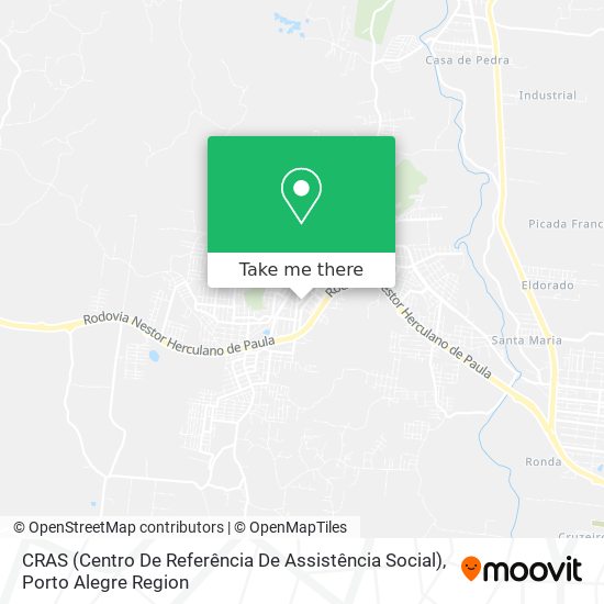 CRAS (Centro De Referência De Assistência Social) map