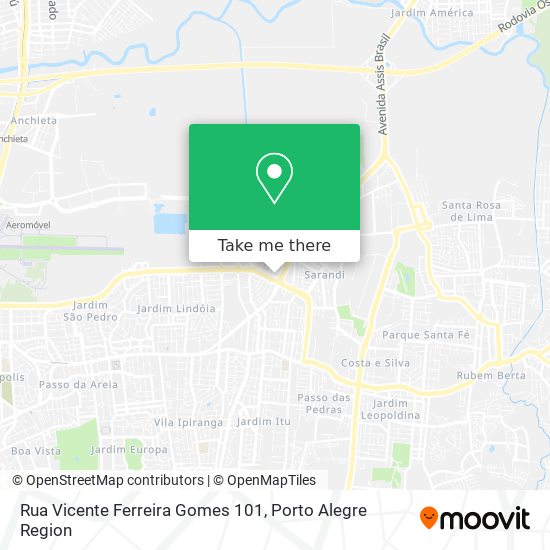 Rua Vicente Ferreira Gomes 101 map