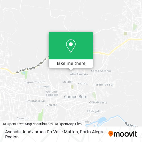 Avenida José Jarbas Do Valle Mattos map