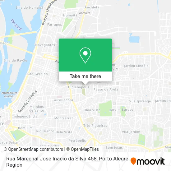 Rua Marechal José Inácio da Silva 458 map