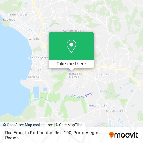 Mapa Rua Ernesto Porfírio dos Réis 100