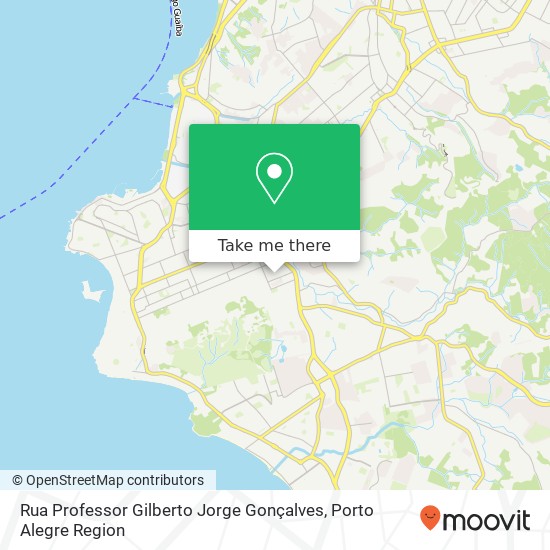 Rua Professor Gilberto Jorge Gonçalves map