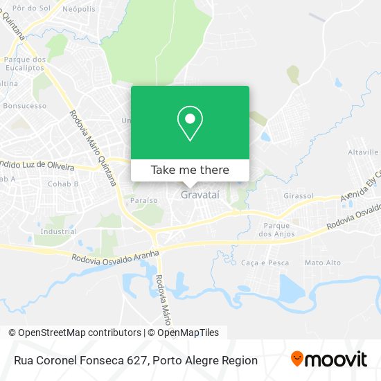 Mapa Rua Coronel Fonseca 627