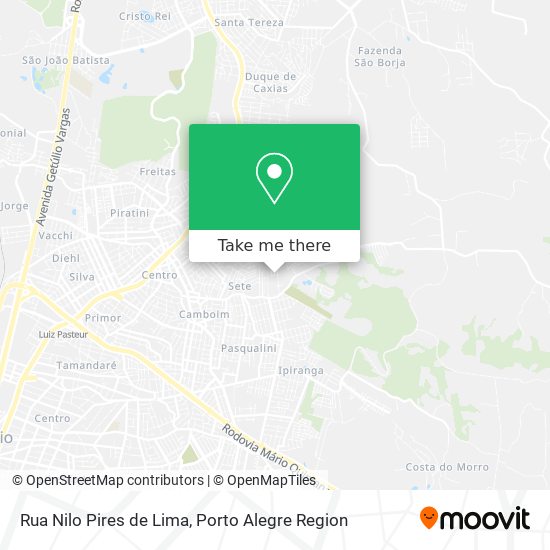 Rua Nilo Pires de Lima map