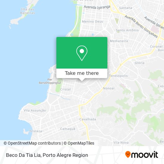 Beco Da Tia Lia map