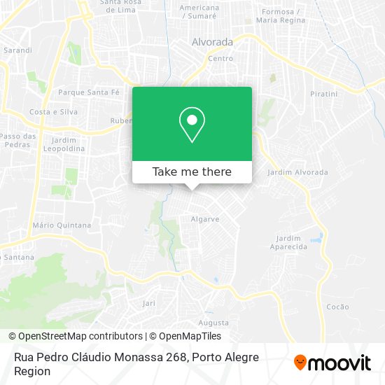 Rua Pedro Cláudio Monassa 268 map