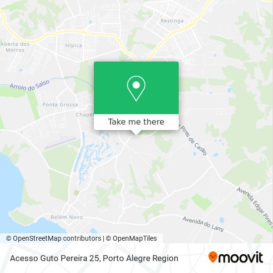 Acesso Guto Pereira 25 map