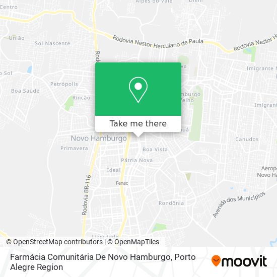 Farmácia Comunitária De Novo Hamburgo map