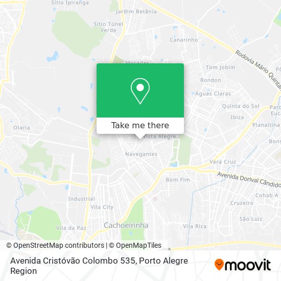 Avenida Cristóvão Colombo 535 map