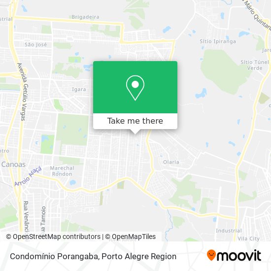 Condomínio Porangaba map