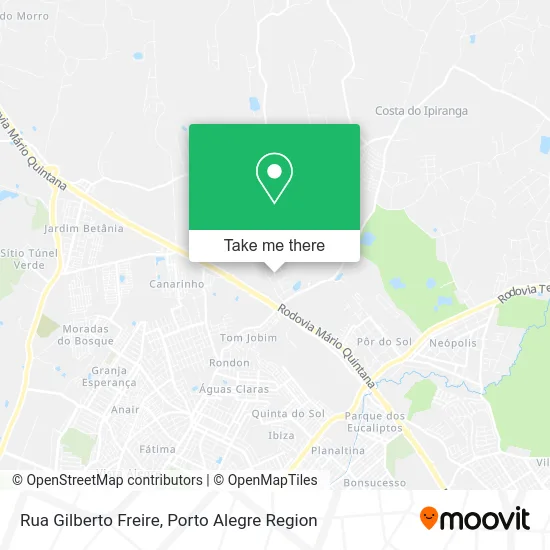 Rua Gilberto Freire map