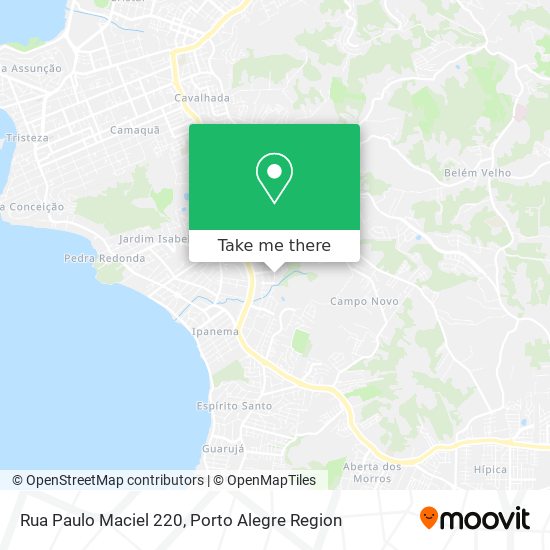 Mapa Rua Paulo Maciel 220