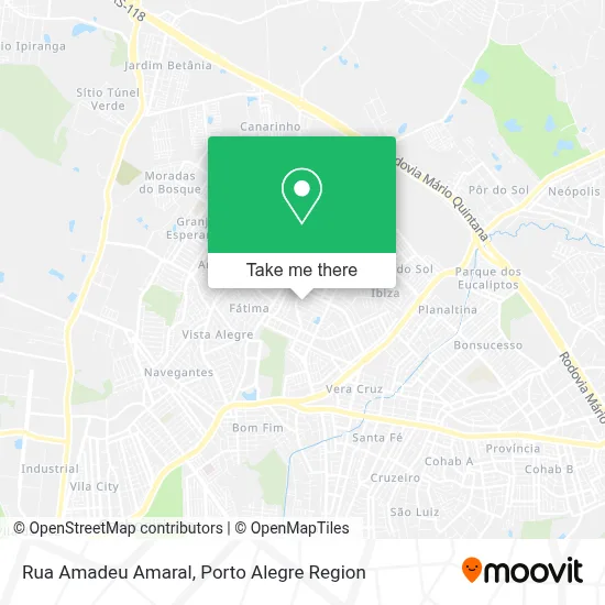 Rua Amadeu Amaral map
