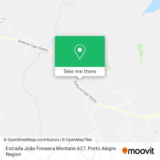 Mapa Estrada João Fonseca Montano 627