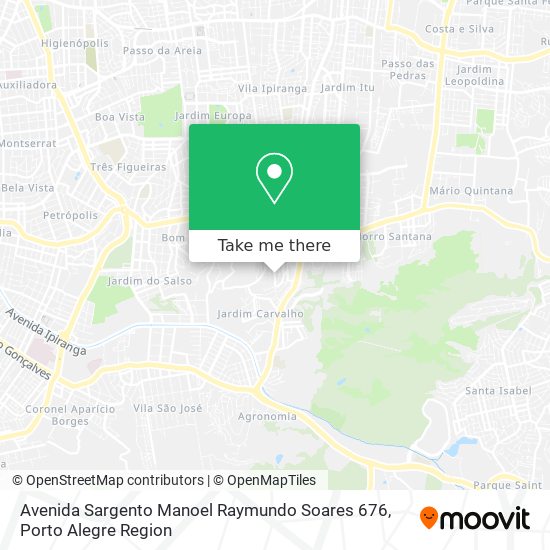 Mapa Avenida Sargento Manoel Raymundo Soares 676