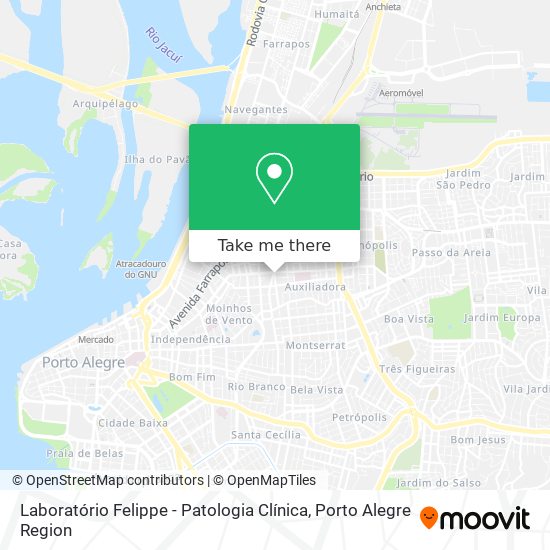 Laboratório Felippe - Patologia Clínica map