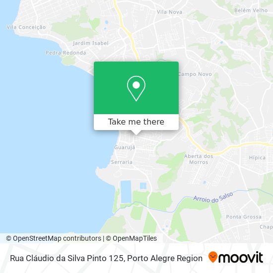 Rua Cláudio da Silva Pinto 125 map