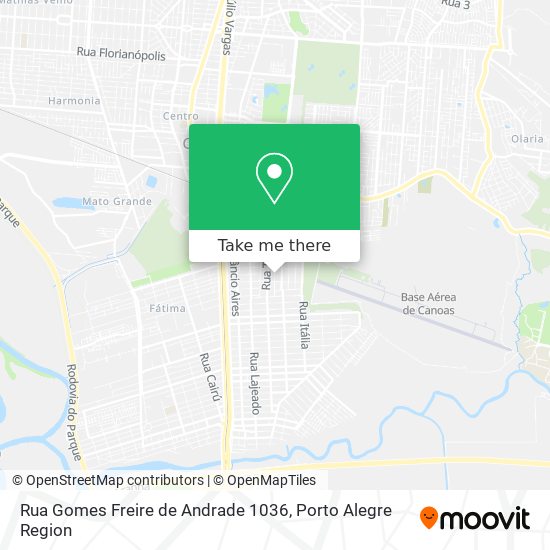 Rua Gomes Freire de Andrade 1036 map