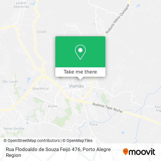 Rua Flodoaldo de Souza Feijó 476 map