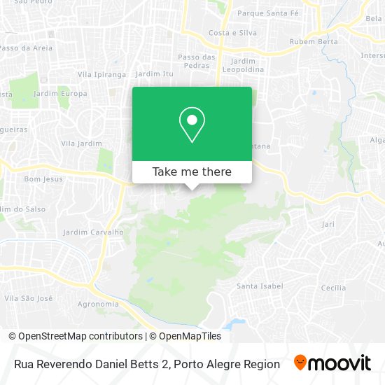 Rua Reverendo Daniel Betts 2 map