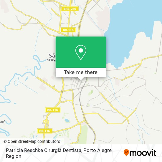 Patricia Reschke Cirurgiã Dentista map