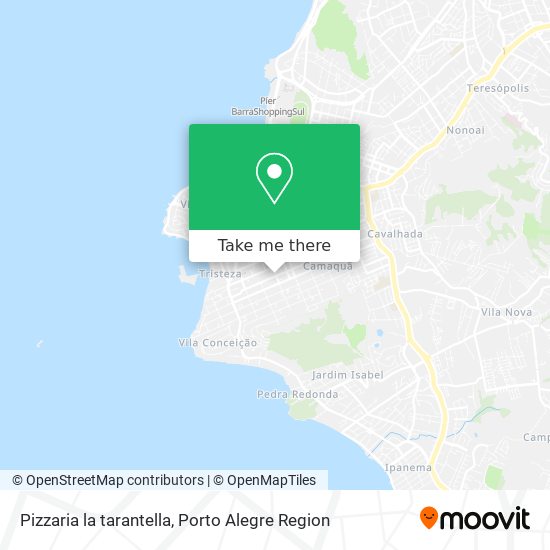 Mapa Pizzaria la tarantella