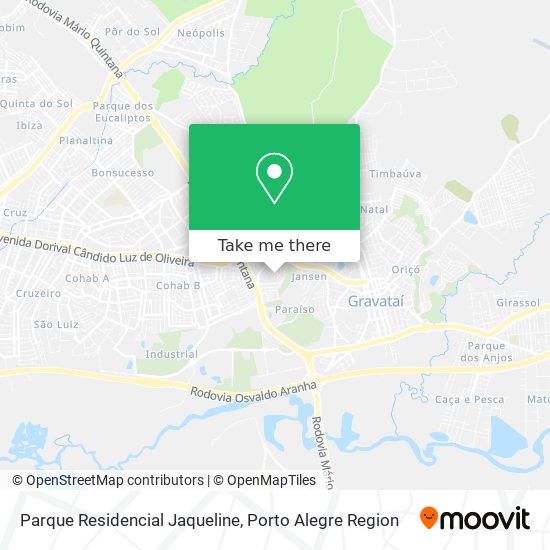 Mapa Parque Residencial Jaqueline