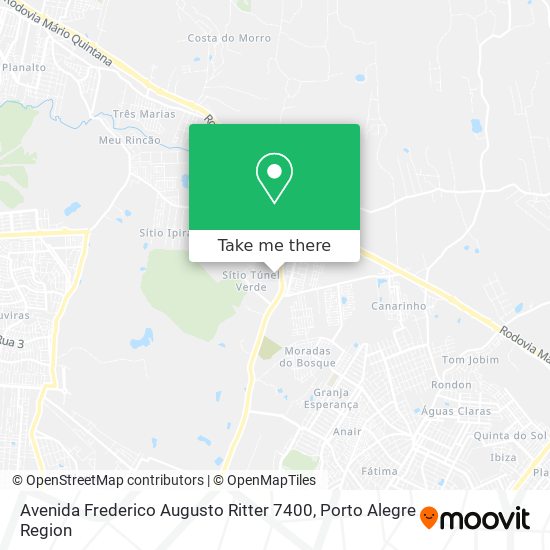 Mapa Avenida Frederico Augusto Ritter 7400