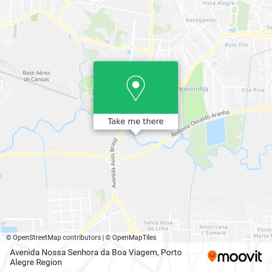 Mapa Avenida Nossa Senhora da Boa Viagem