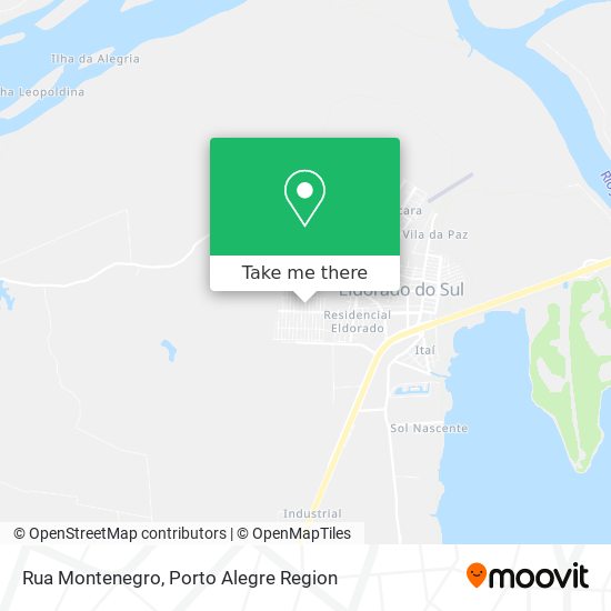 Rua Montenegro map