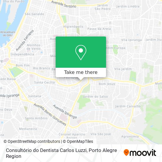Consultório do Dentista Carlos Luzzi map