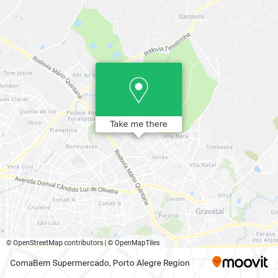 Mapa ComaBem Supermercado