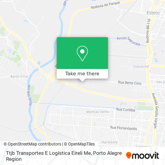 Ttjb Transportes E Logística Eireli Me map