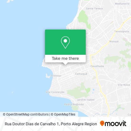 Mapa Rua Doutor Dias de Carvalho 1