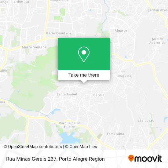 Rua Minas Gerais 237 map