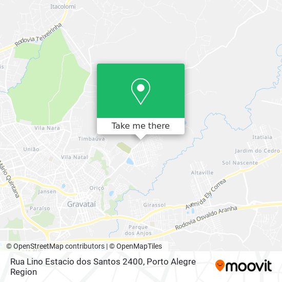 Rua Lino Estacio dos Santos 2400 map
