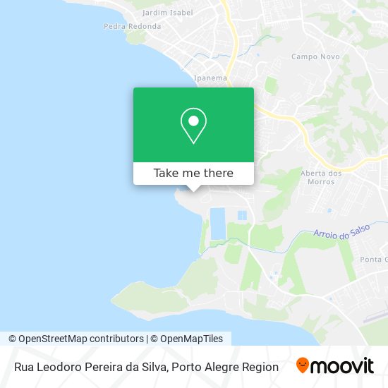 Rua Leodoro Pereira da Silva map